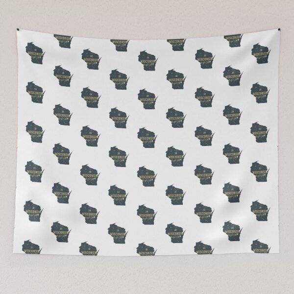 Item preview, American state map. Wisconsin. Badger State designed and sold by dk-design85.