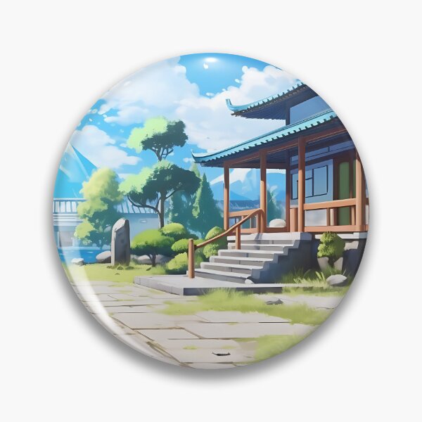 Artikelvorschau, Japanese Temple 4 – Anime Wallpaper entworfen und verkauft von KAIGAME Art.
