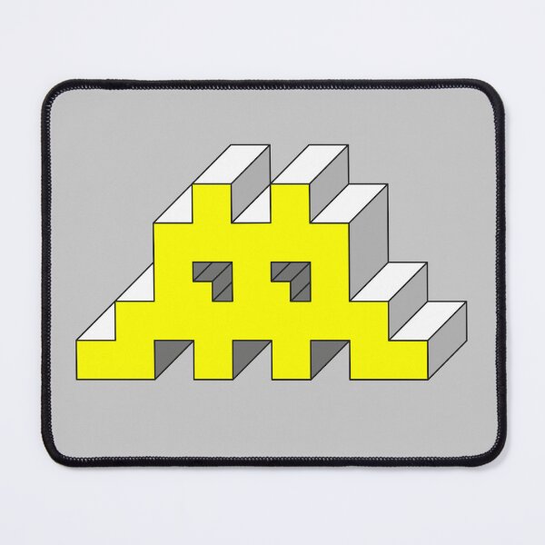 Item preview, Space invaders yellow / retro gaming designed and sold by Ben-Cha.