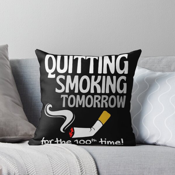 Item preview, Funny Sacastic Smoker Quit Cigarette Nicotine Addiction Quit Smoking Motivation Support Group Meeting designed and sold by BunBuntheDog-.