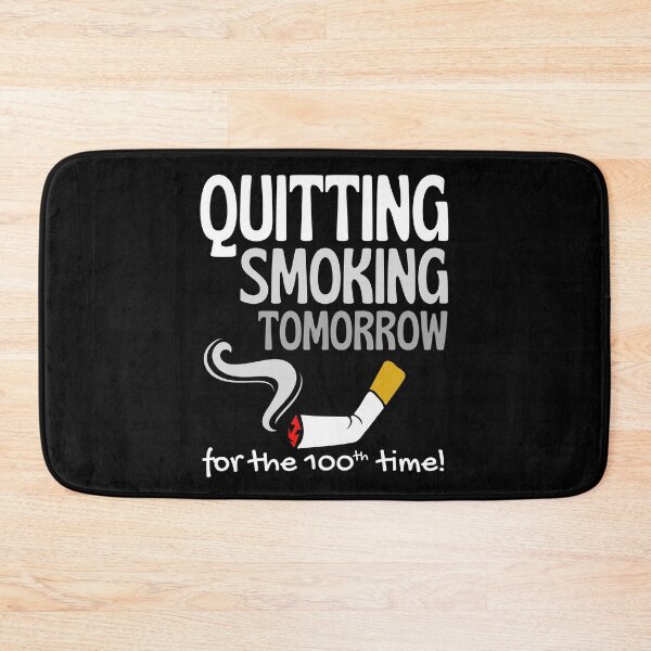 Item preview, Funny Sacastic Smoker Quit Cigarette Nicotine Addiction Quit Smoking Motivation Support Group Meeting designed and sold by BunBuntheDog-.