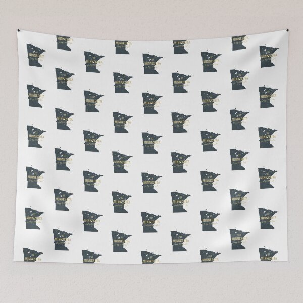 Item preview, American state map. Minnesota. Land of 10,000 Lakes designed and sold by dk-design85.