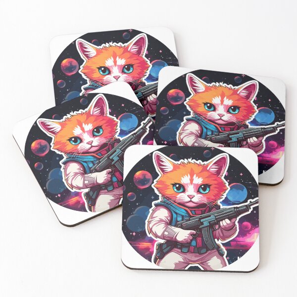 Item preview, Cosmic Feline Fighter designed and sold by LolixBaletix.