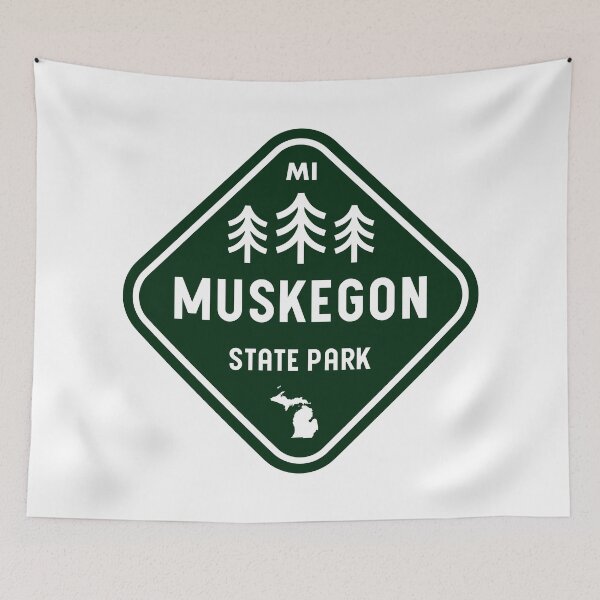 Item preview, Muskegon State Park Michigan Rhombus designed and sold by bivenart.