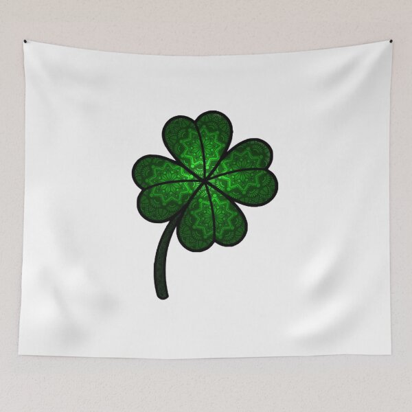 Item preview, Four Leaf Clover Mandala designed and sold by Rhiannon Staines.