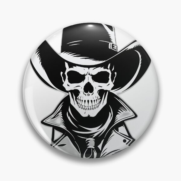 Item preview, A skull-faced cowboy. designed and sold by Hamzibout.