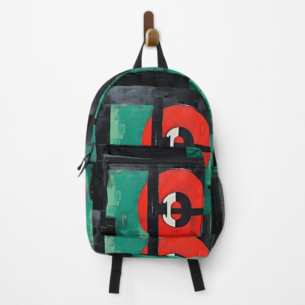 Item preview, Chromatic Clarity-The Vibrant Solution- Fauvist Expression in Black, Red, and Green Hues designed and sold by OlfactoART Studio.