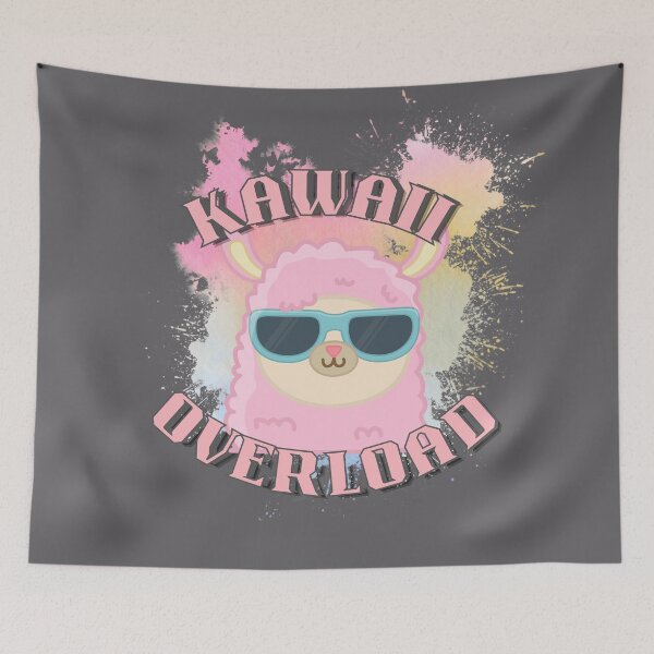 Item preview, Kawaii Overload: Pink Alpaca with Sunglasses  designed and sold by ChibiCollectors.
