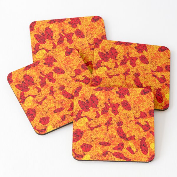 Item preview, Camo Red Orange Black Overlay designed and sold by SteadyRolling.