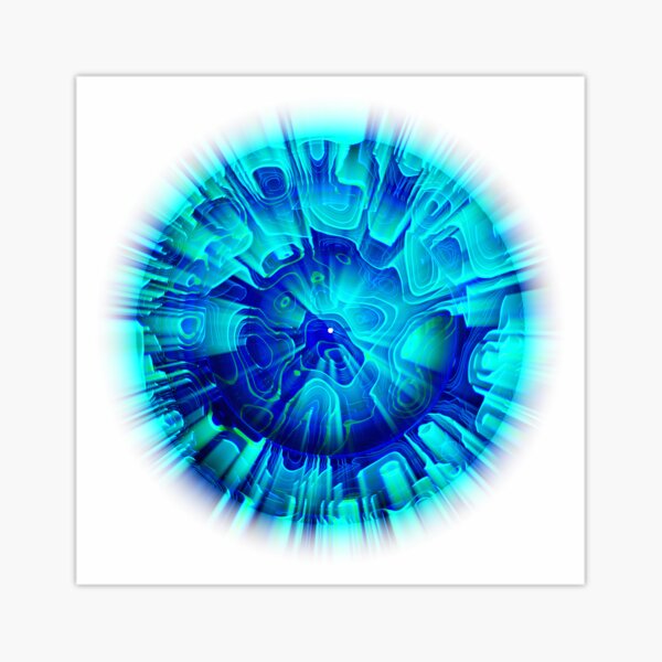 Celestial Blue Sticker