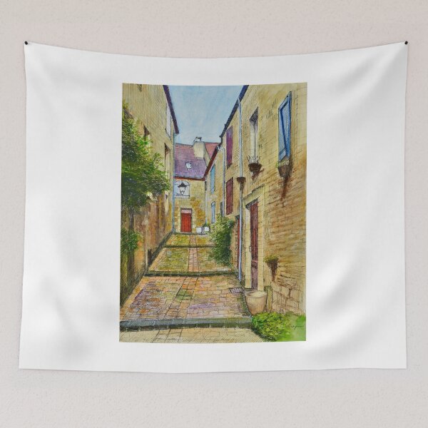 Item preview, Une Porte Rouge, Sarlat-la-Canéda, Périgord, France designed and sold by Dai Wynn Fine Art.