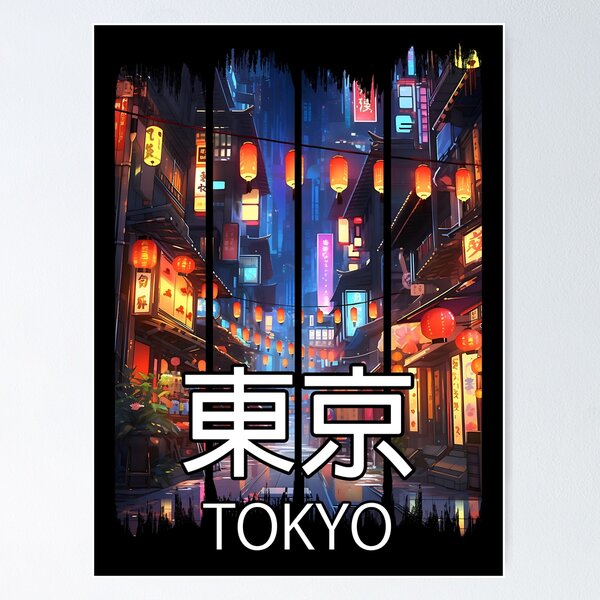 Item preview, Magic Night in Tokyo – Anime Shirt designed and sold by KAIGAME Art.