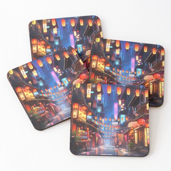 Item preview, Magic Night in Tokyo – Anime Wallpaper designed and sold by KAIGAME Art.