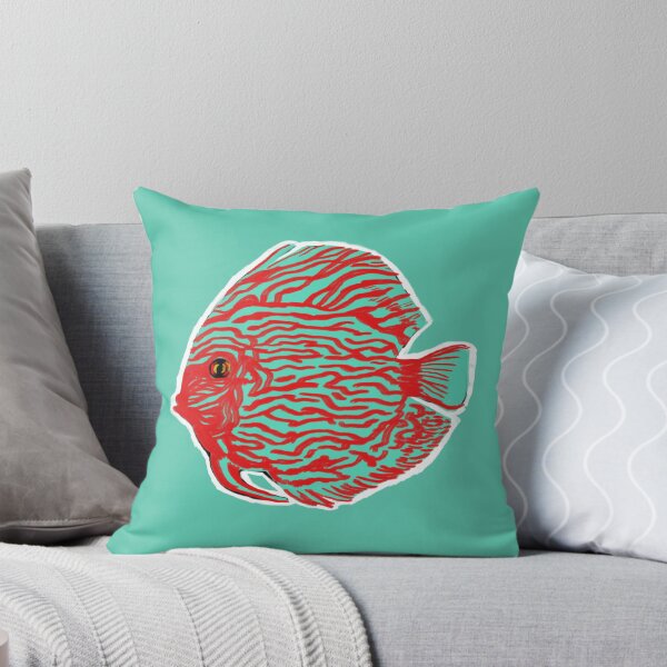 Item preview, Blue Turquoise Discus Symphysodon designed and sold by oldgermanowl.
