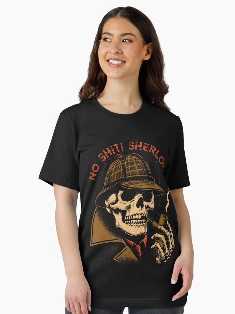 Thumbnail 2 of 7, Essential T-Shirt, No Kidding Sherlock designed and sold by v-nerd.
