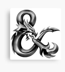 dungeons and dragons Canvas Print