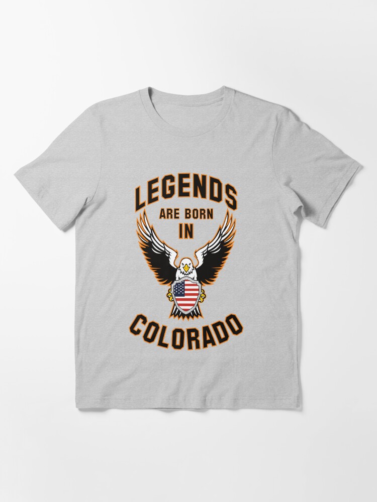 Alternate view of Legends are born in Colorado Essential T-Shirt