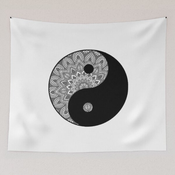 Item preview, Yin Yang Mandala designed and sold by Rhiannon Staines.