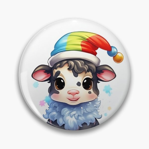 Item preview, Cortar Vaca en el arcoiris Navidad designed and sold by Catrisz.