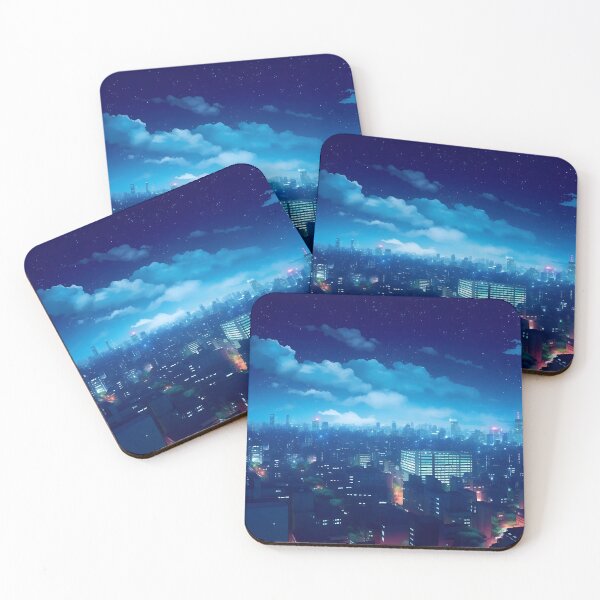 Item preview, Tokyo City Sykline at Night – Anime Wallpaper designed and sold by KAIGAME Art.