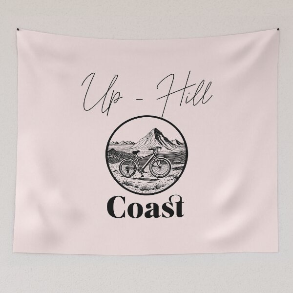 Item preview, Up Hill Coast - Dirt biking - Gravel biking - E biking - Beach biking - Biking summer designed and sold by JansenGS.