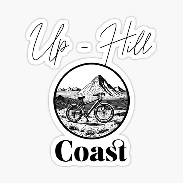 Item preview, Up Hill Coast - Dirt biking - Gravel biking - E biking - Beach biking - Biking summer designed and sold by JansenGS.