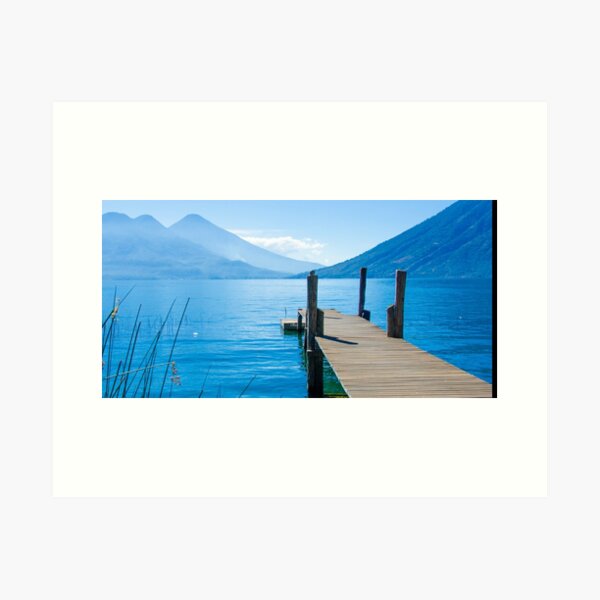 Item preview, Mountain view from dock, Panoramic,sunset dock,cottage dock,Sunrise dock,dock sunrise,sunrise dock scene,metal photo prints,picture on metal,metal art prints,metal picture prints designed and sold by eyesight4vision.