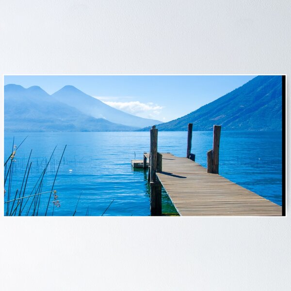 Item preview, Mountain view from dock, Panoramic,sunset dock,cottage dock,Sunrise dock,dock sunrise,sunrise dock scene,metal photo prints,picture on metal,metal art prints,metal picture prints designed and sold by eyesight4vision.
