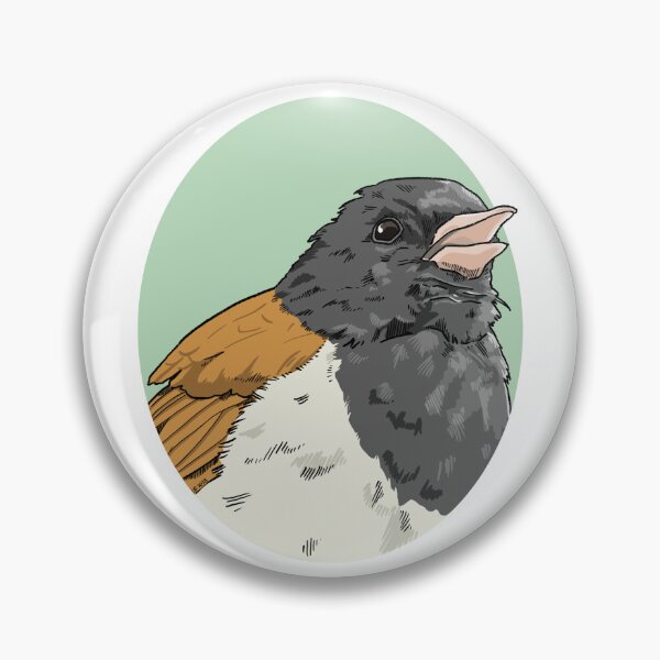 Item preview, Dark-eyed Junco Portrait designed and sold by UrsulaRodgers.
