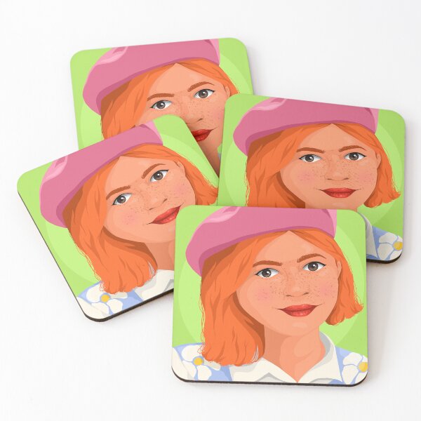 Item preview, Belleza con boina designed and sold by Tickled Spink Studios.