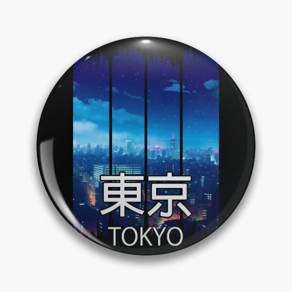 Item preview, Tokyo City Sykline at Night – Anime Shirt designed and sold by KAIGAME Art.