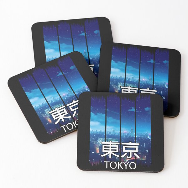 Item preview, Tokyo City Sykline at Night – Anime Shirt designed and sold by KAIGAME Art.