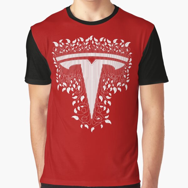 Tesla Fan Art - ECO red Graphic T-Shirt