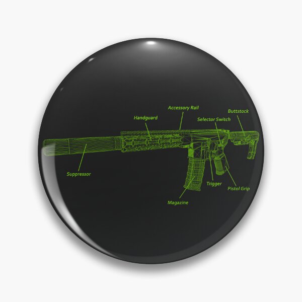 Item preview, AR 15 Wireframe designed and sold by StylishDesigns_ByJohn.