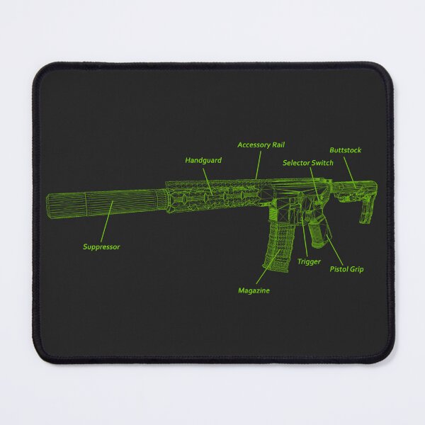 Item preview, AR 15 Wireframe designed and sold by StylishDesigns_ByJohn.