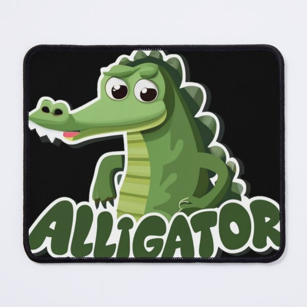 Item preview, Vector Art Cartoon Alligator Green designed and sold by FenwickDesign99.
