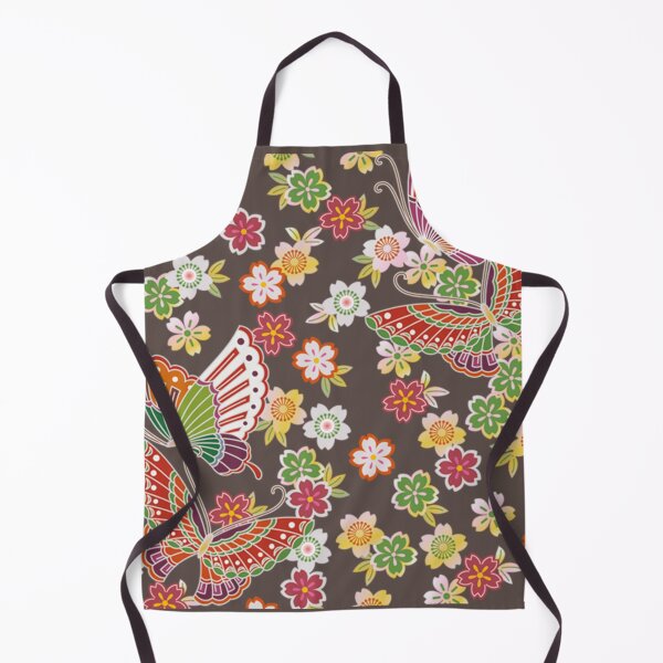 Item preview, multicolored flowers and butterflies designed and sold by obinsuma.