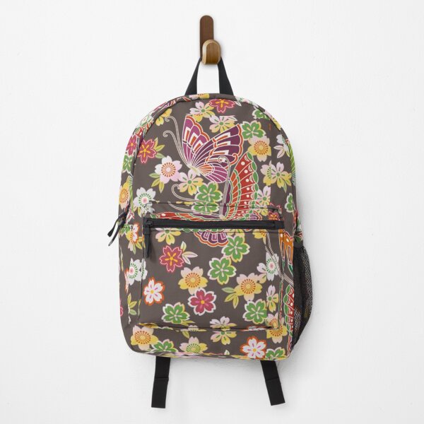Item preview, multicolored flowers and butterflies designed and sold by obinsuma.