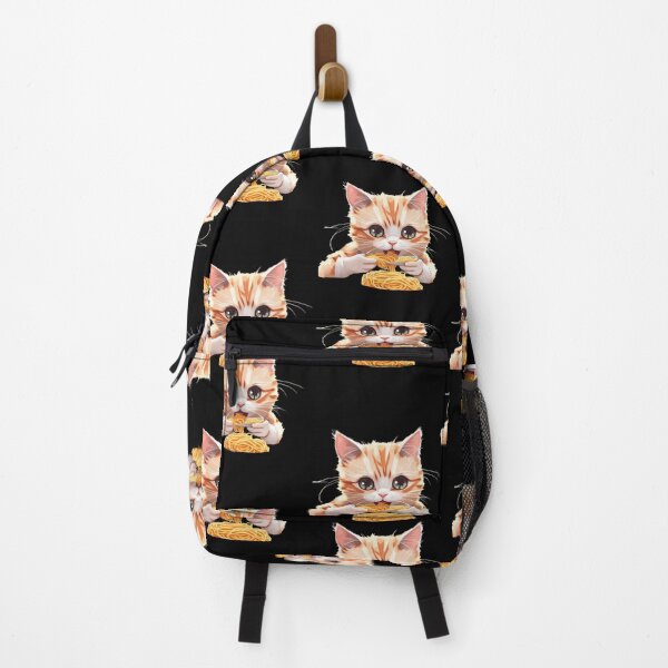 Item preview, Cat Eating Spaghetti Cat Eating Spaghetti Girl Cute Cat Eating Noodles Funny Gifts for Cat Lovers Funny gifts for Spaghetti Lovers designed and sold by MatthewViews.