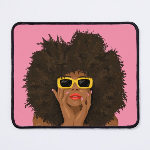 Item preview, Beautiful black women with afro hair designed and sold by Tickled Spink Studios.