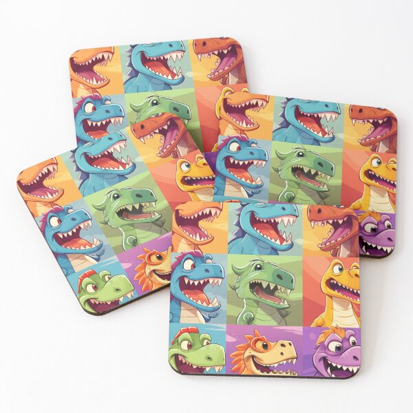 Item preview, Colourful Happy Cartoon Dinosaur Design  designed and sold by Dexterity Designs.