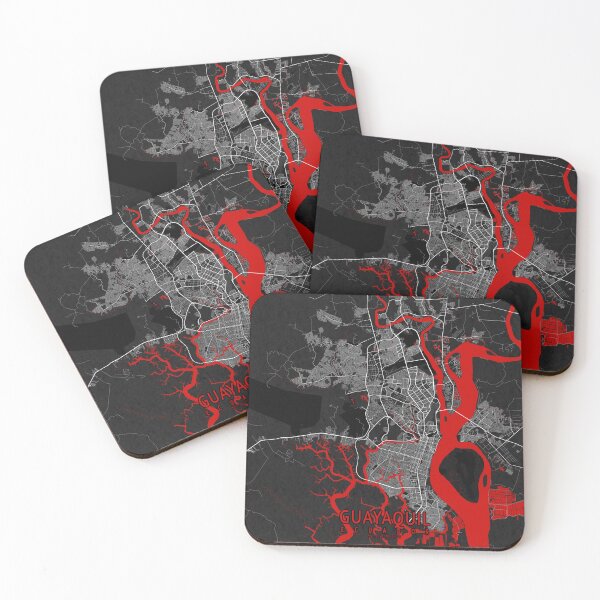 Item preview, Guayaquil City Map of Guayas, Ecuador - Oriental designed and sold by deMAP.