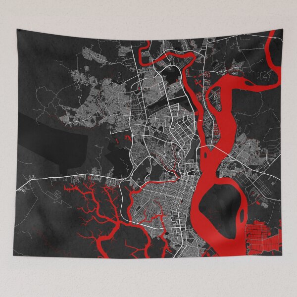 Item preview, Guayaquil City Map of Guayas, Ecuador - Oriental designed and sold by deMAP.