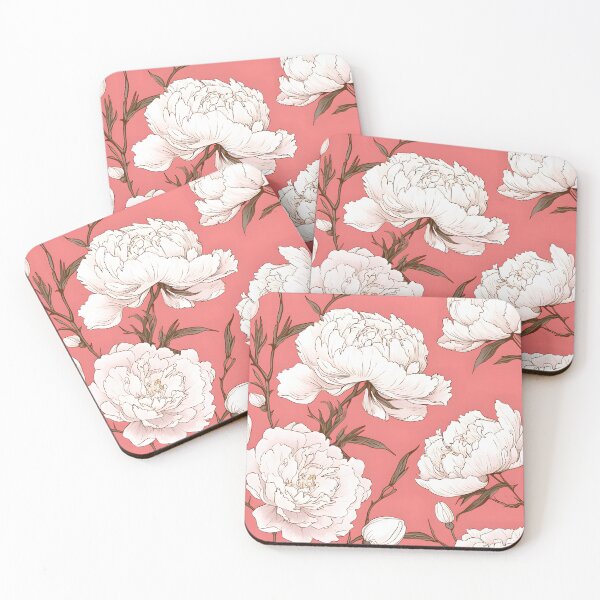 Item preview, Peony Line Drawing designed and sold by peachculture.