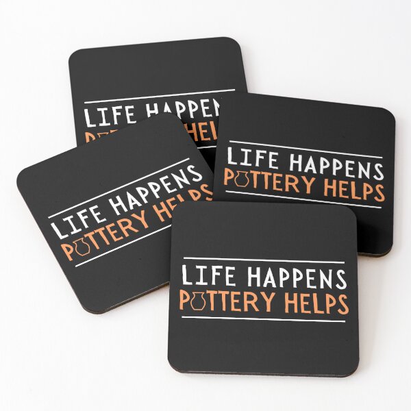 Item preview, Life Happens - Pottery Helps designed and sold by Stacie Forest.
