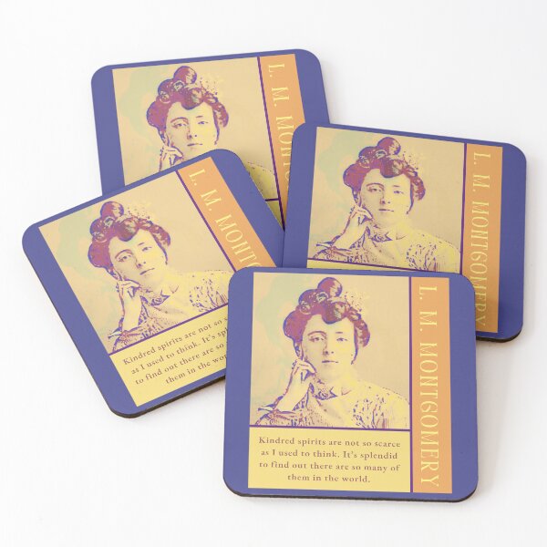 Item preview, L. M Montgomery quote: Kindred spirits are not so scarce as I used to think. It's splendid to find out there are so many of them in the world. designed and sold by artbleed.