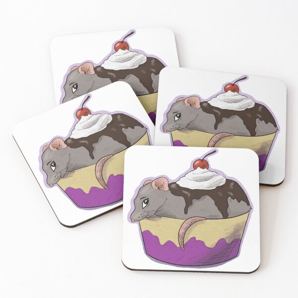 Item preview, Ice cream rat designed and sold by RootSpellStudio.