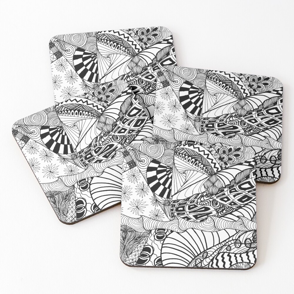 Item preview, Coasters (Set of 4) designed and sold by MossyMemory.