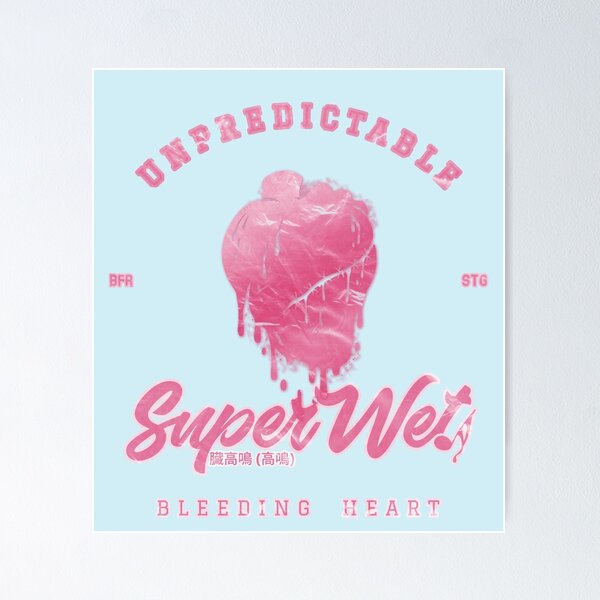 Item preview, Unpredictable bleeding heart (pale style) designed and sold by Music-matter.