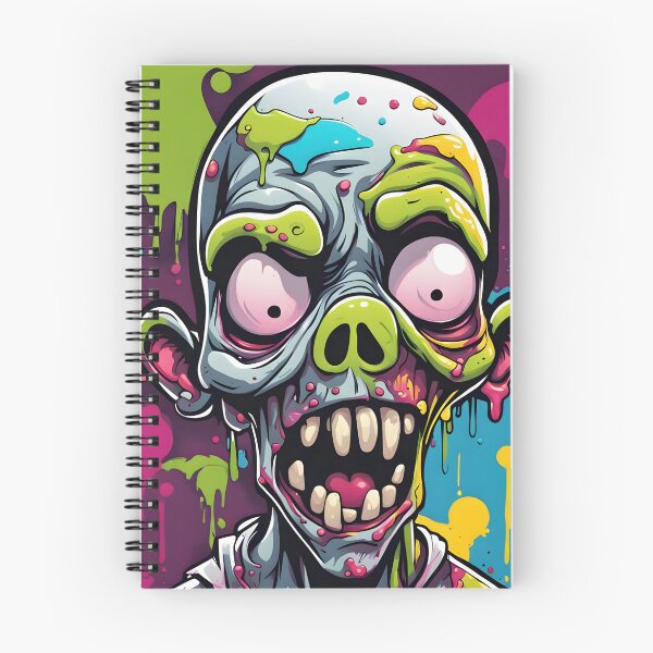 Item preview, Colorful Chaos: Paint-Drip Zombie designed and sold by javaoverride.